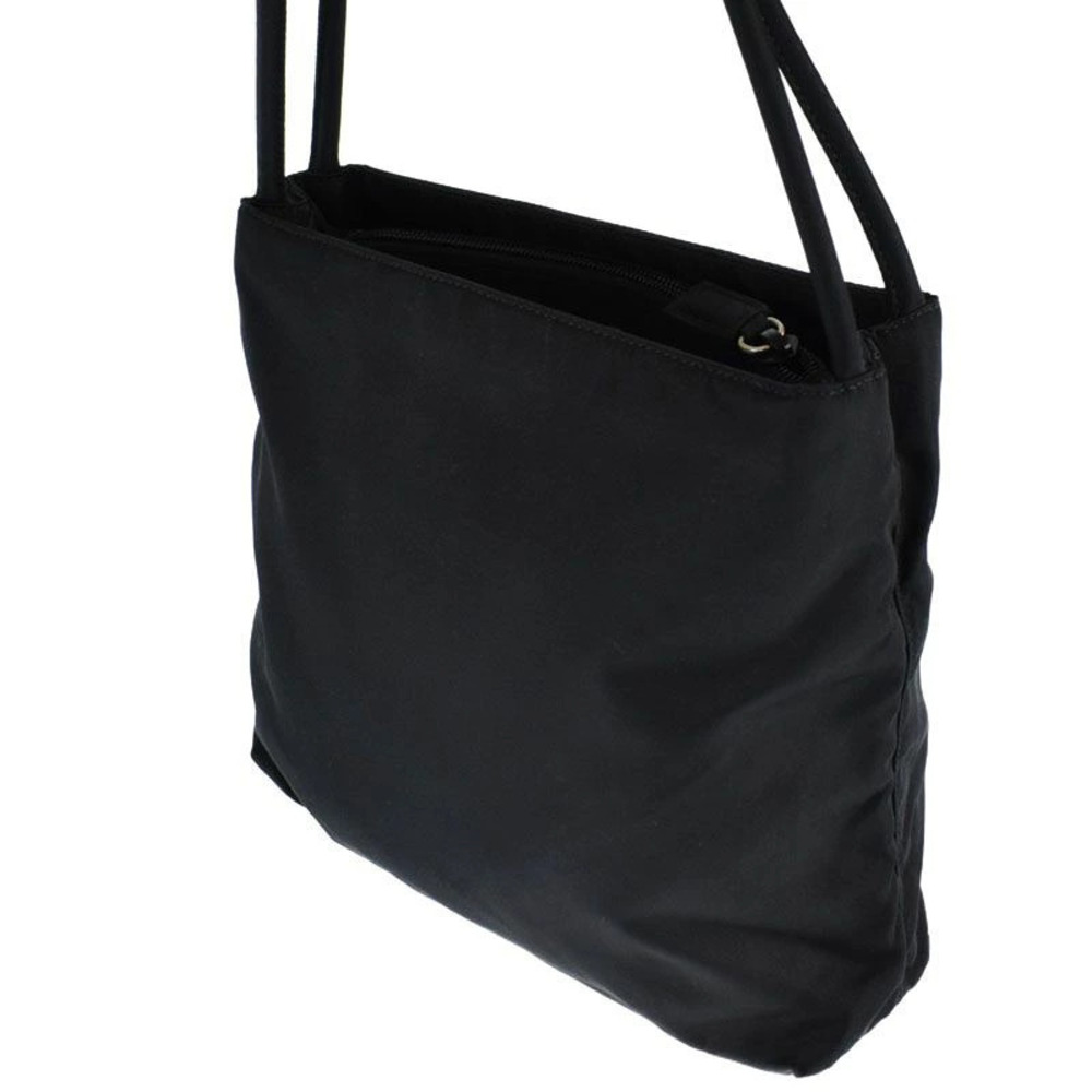 Prada iconic Tessuto logo bag tote Black